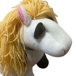 NWT Plush Horse Toy with Yarn Mane